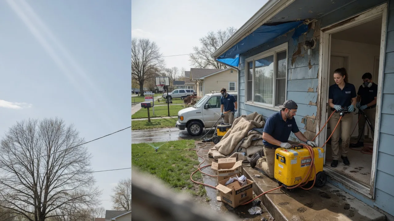 Basement Flood Cleanup in Glenwood, IN near me